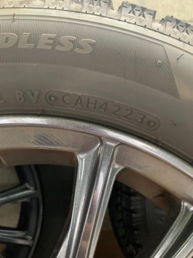 ブリヂストン　BLIZZAK VRX2　155/65R14 PCD100×4穴　23年製造　アルミホイール付4本セット！