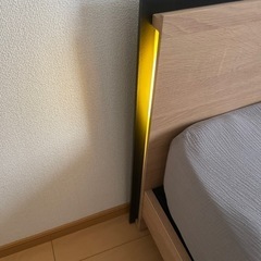 決定しました　ダブルベッド（フレーム、マットレスSET）　ビックウッドの画像