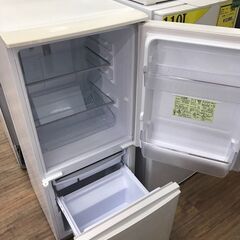 冷蔵庫 シャープ SJ-D14E-W 2019年製 3ヶ月保証付き