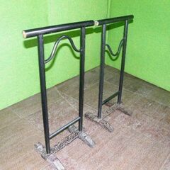 高さ76cm 撞木 黒 ２台セット■和装ハンガー・着物・反物・帯...