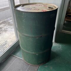 空ドラム缶 200L 中古 オブジェ　テーブル　ドラム缶コンロ　...