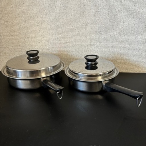 アムウェイ　クィーン　フライパン大・中セット生活雑貨 調理器具 鍋、グリル