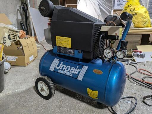 価格相談可能！Unoair エアーコンプレッサー　25L
