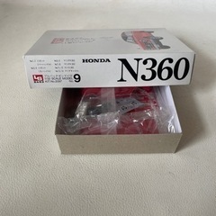LS エルエス HONDA ホンダ N360 1/32 No.9 2097 プルバックゼンマイ付き 未組み立て 未使用自宅保管品 の画像