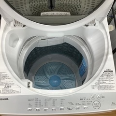 TOSHIBA 全自動洗濯機 2019年製6.0kg洗濯機です！