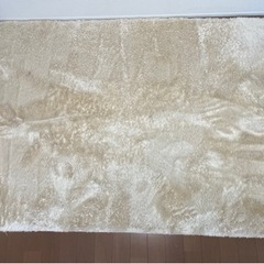 シャギーラグ　ベージュ 