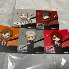 コロマル、荒垣、天田、真田、みつる　コースター