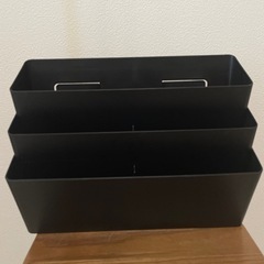 山崎実業 tower 冷蔵庫横マグネット収納ポケット 3段 タワー 