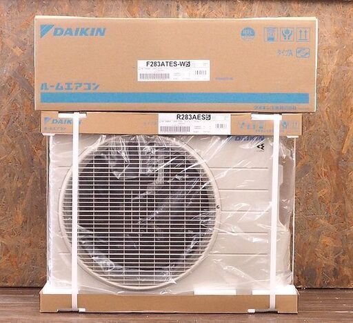 札幌発 新品未使用 ダイキン/DAIKIN ルームエアコン Eシリーズ  S283ATES-W ホワイト 2023年モデル 冷暖房 10畳程度 100V