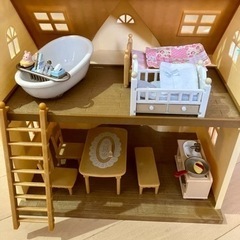 はじめてのシルバニアファミリー　(うさぎなし)お家とお風呂とベビ...