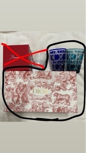 Dior Baccarat コラボグラス
