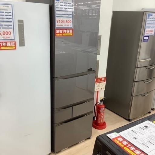 【1年保証付き】東芝5ドア冷蔵庫のご紹介です【トレファク東大阪箕輪店】