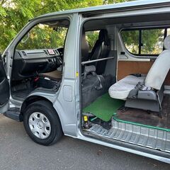 仙台☆200系1型ハイエースバン4WD.DXロング.ディーゼルターボ.車検R6.11迄☆KDH205Vの画像