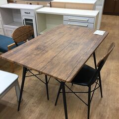 ★ジモティ割あり★  ダイニングセット2人用  W110×D70×H75 クリーニング済み SJ6116