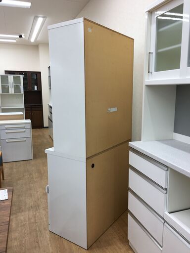 ★ジモティ割あり★ ユーアイ 食器棚  W90×D53×H196 クリーニング済み SJ6119