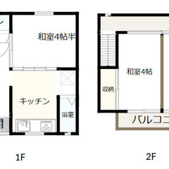 【初期費用0円】枚方市須山町周辺の3DKのテラス物件♪
