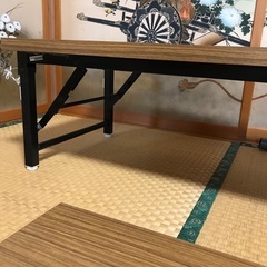 ２脚セット折り畳み座机　会議テーブルの画像