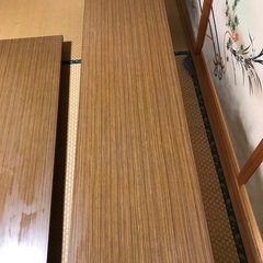 ２脚セット折り畳み座机　会議テーブルの画像