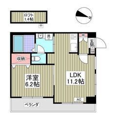 180💙フリーレント1ヶ月！敷礼０！《1LDK》国立市♦駐車場1...