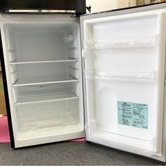 2ドア冷凍/冷蔵庫 WR-2118BK A-Stage エーステージの画像