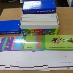 ◆お引取り限定/三重県/値引不可(値引きコメント返信不可)◆ 中古  Disney ディズニー WORLD OF ENGLISH Talkalong Card 英語 教材 [G-92]の画像