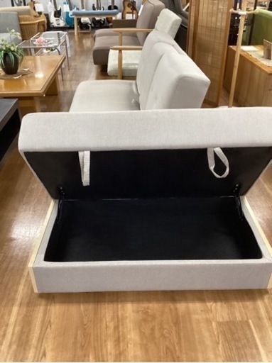 ソファ（オットマン付き）【町田市再生家具】240954
