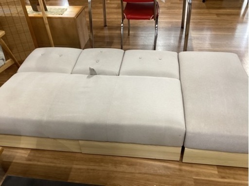 ソファ（オットマン付き）【町田市再生家具】240954