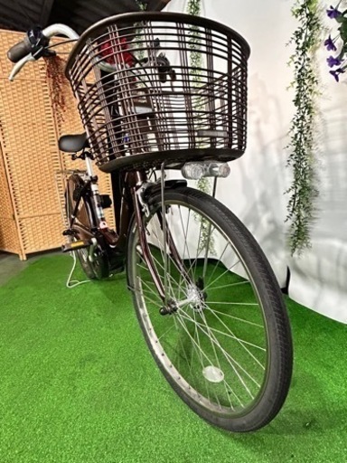 No.117 BRIDGESTONE Assista A45 24インチ 3段変速ギア 電動自転車整備済み中古現状
