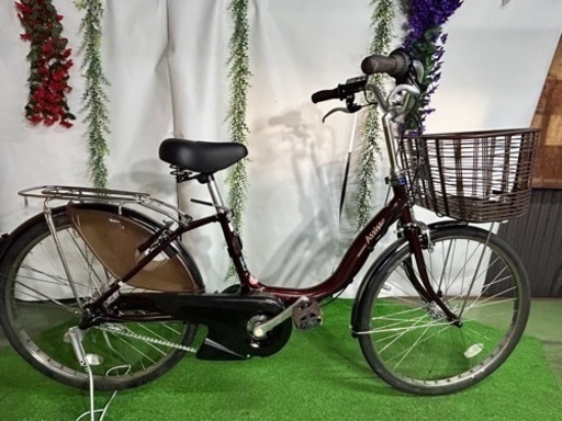 No.117 BRIDGESTONE Assista A45 24インチ 3段変速ギア 電動自転車整備済み中古現状