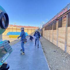 印を付ける‼️建築のための測量🌟墨出しスタッフの画像