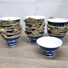 中国茶器 煎茶 陶磁器 龍茶 15客セット 湯呑み 美品