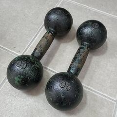 【取引中】鉄ダンベル6kg×2個セット
