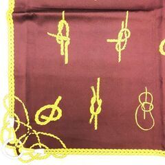 su0044　ジョンカルロ スカーフ イタリア製 レッド系 ポリエステル100％ GIANCARLO ショール 85×85cm 大判 MILANO ワインレッド ファッション雑貨の画像