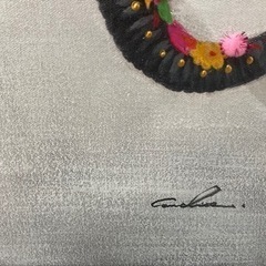 (ID36)絵画　エレファント　カラー　インテリア　現状品の画像