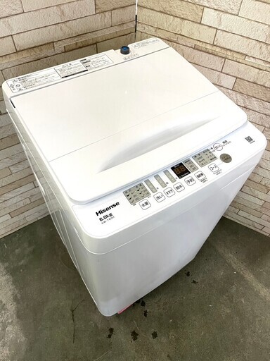 【高年式 美品】大阪送料無料★3か月保障付き★洗濯機★2023年★ハイセンス★6.0kg★HW-T60H★S-709