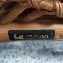 【セール価格！】 衝立 koizumi ラタン 籐家具 パーテーション 3連衝立 アンティーク 昭和レトロの画像