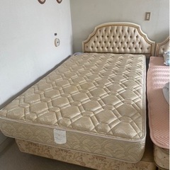 家具 ベッド セミダブルx2
