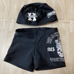 ヒステリックミニ　水着&帽子セット　ポーチ付きの画像