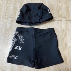 ヒステリックミニ　水着&帽子セット　ポーチ付きの画像