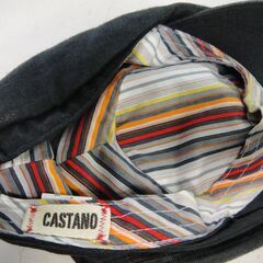 【⑫横】CASTANO（カスターノ）キャップ　57～59㎝　帽子の画像