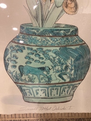 絵画　キンダーハリス　ビンテージ　骨董　インテリア　現状品