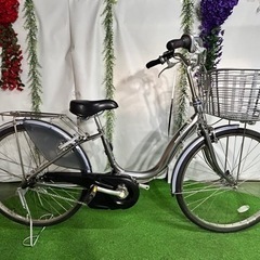 No.119 ブリジストン Assista 電動アシスト自転車 26インチ A44 内装3段変速整備済み中古現状の画像