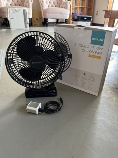 OPOLAR 扇風機 卓上 クリップ 充電式