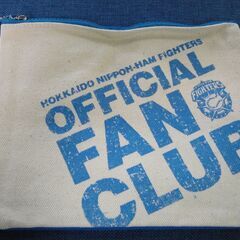 【⑬】未使用　日本ハムファイターズ　ファンクラブ　帆布トートバッグ＆ポーチの画像