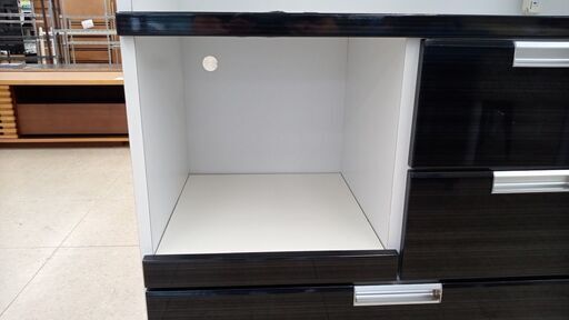★ジモティ割あり★ 株式会社ノダ工芸 レンジボード 黒 H183.5×D44×W84 クリーニング済み TJ7294
