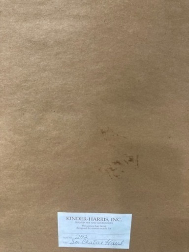 絵画　キンダーハリス　ビンテージ　骨董　インテリア　現状品