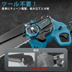 チェーンソー 充電式 6インチ 小型チェーンの画像