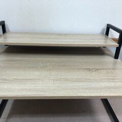 パソコンデスク マルチラック ロータイプ パソコンラック　組み立て式 48188-2-2-003の画像