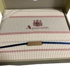 未使用 Aquascutum of LONDON アクアスキュータム コットンケット ホワイトの画像