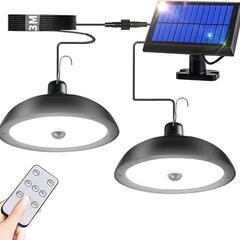センサーライト 屋外 ソーラーライト 室内 防水 2灯式分離型 ...